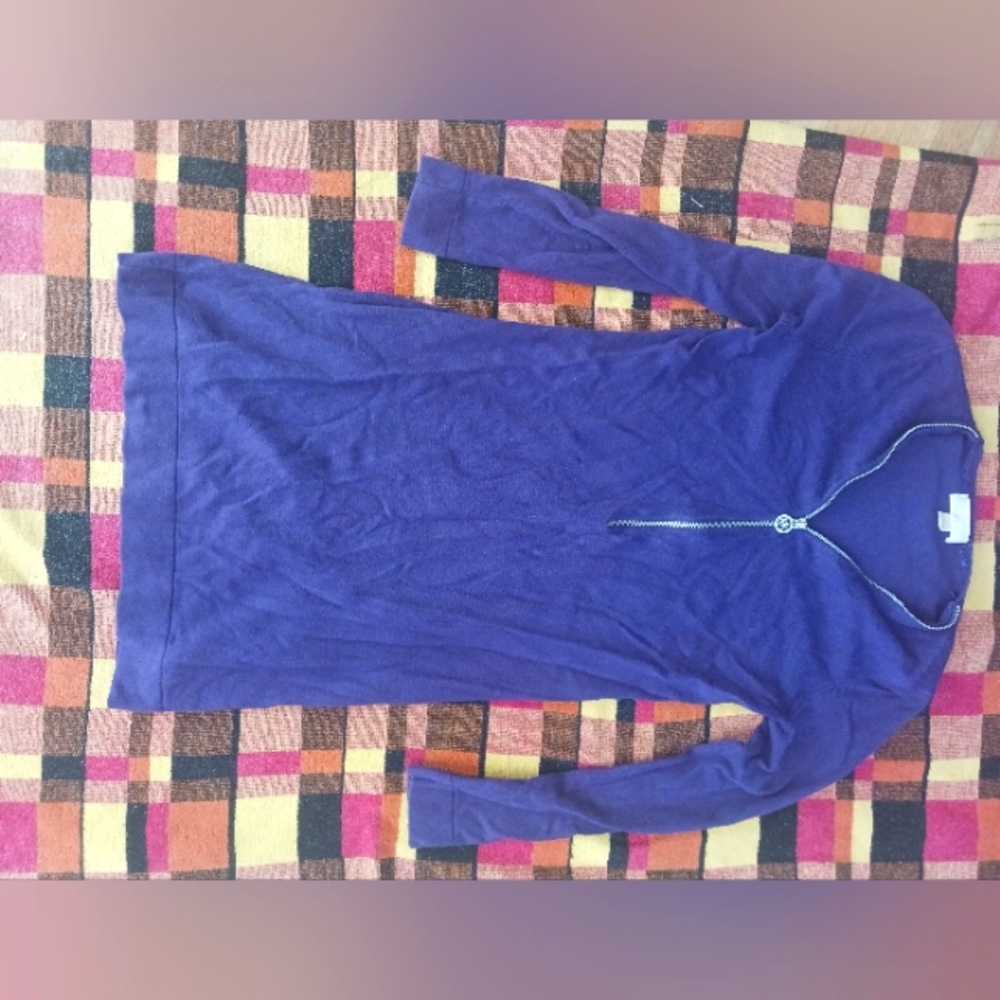 Michael Kors zipper sweater dress Fits Like Medium